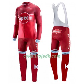Cykeltøj Langærmet + Bib Cykelbukser 2017 Team Katusha-Alpecin N001